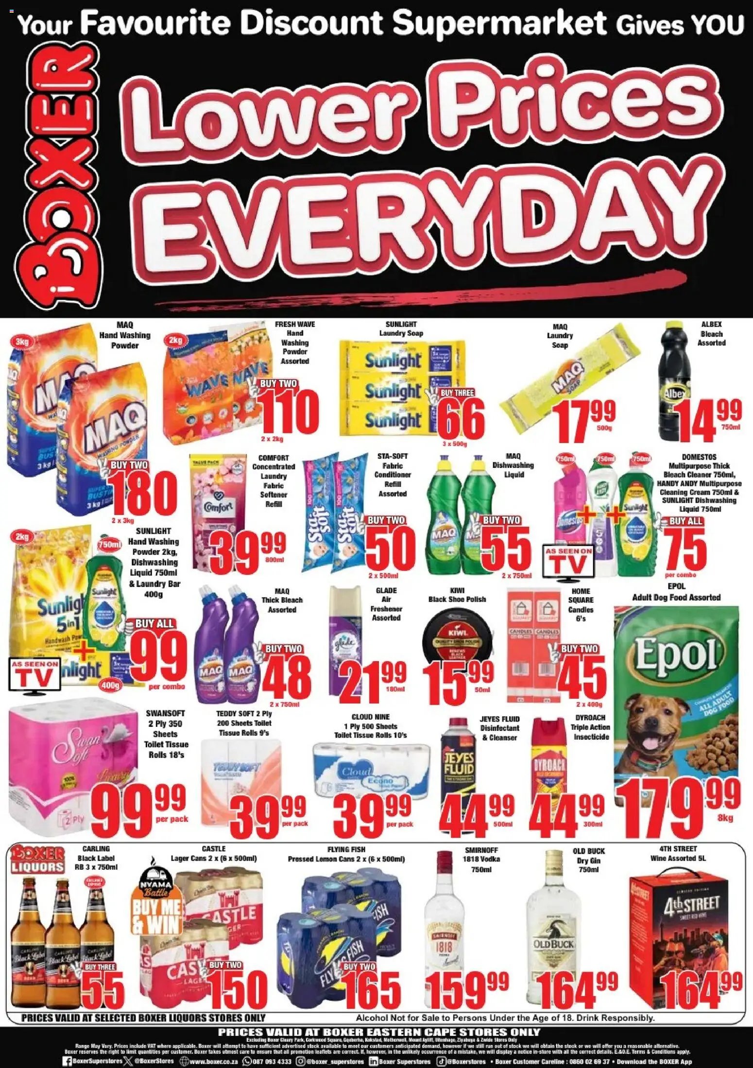 Boxer Eastern Cape - Specials