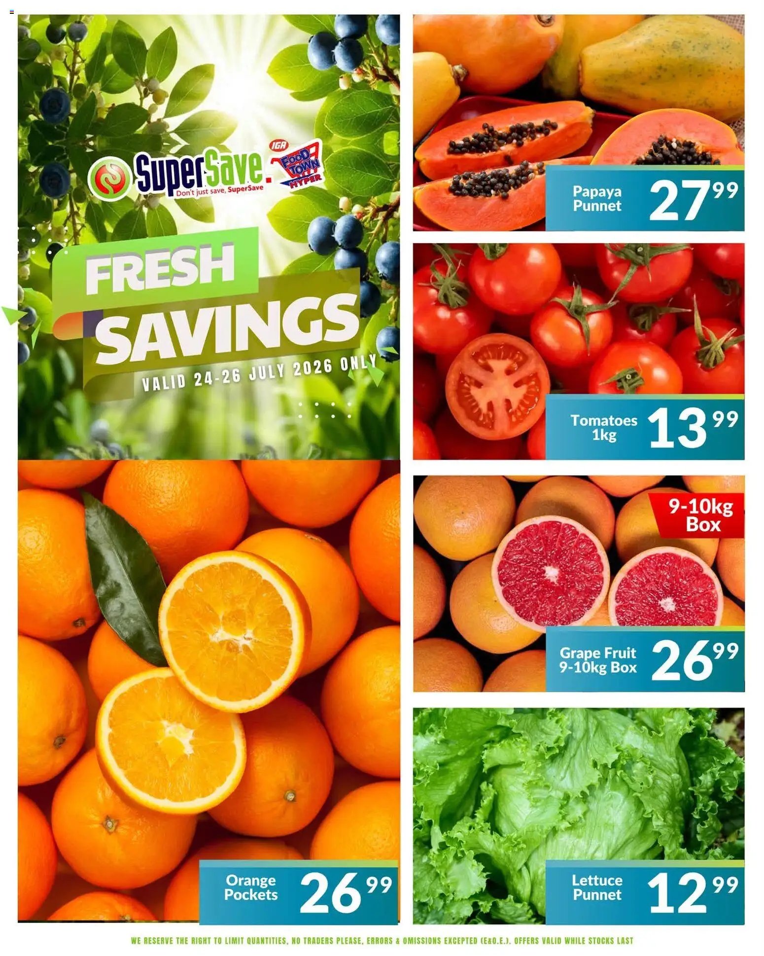Super Save Fresh Savings