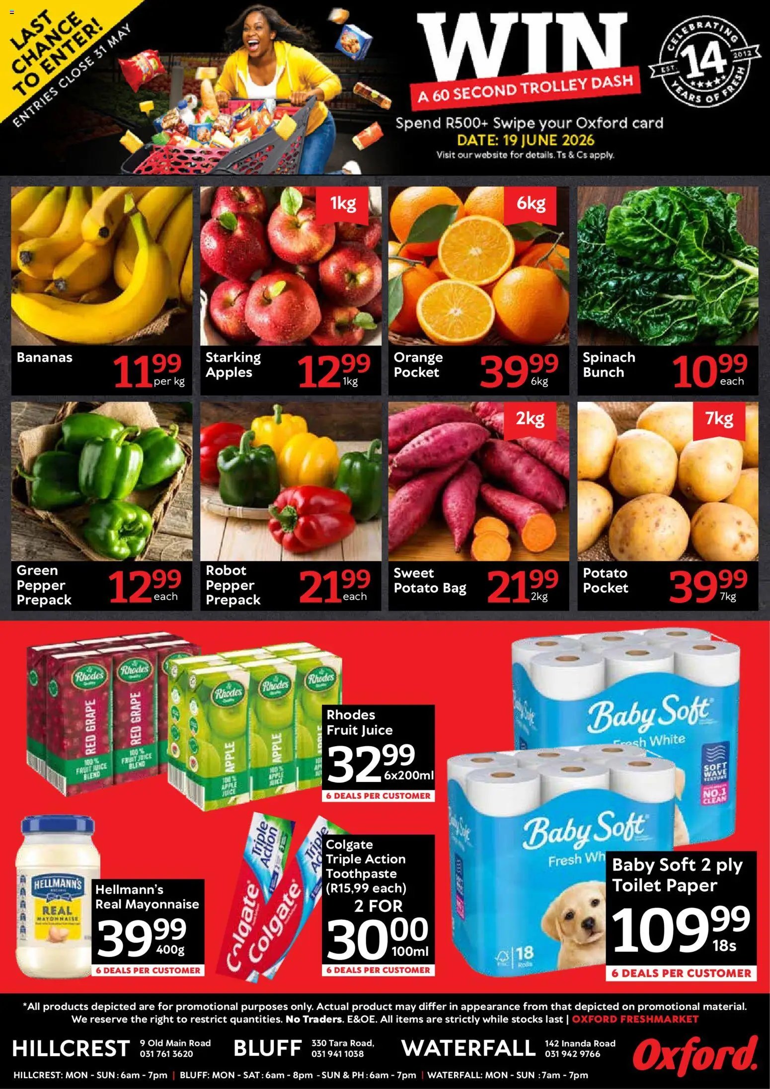 Oxford Freshmarket Price Drop