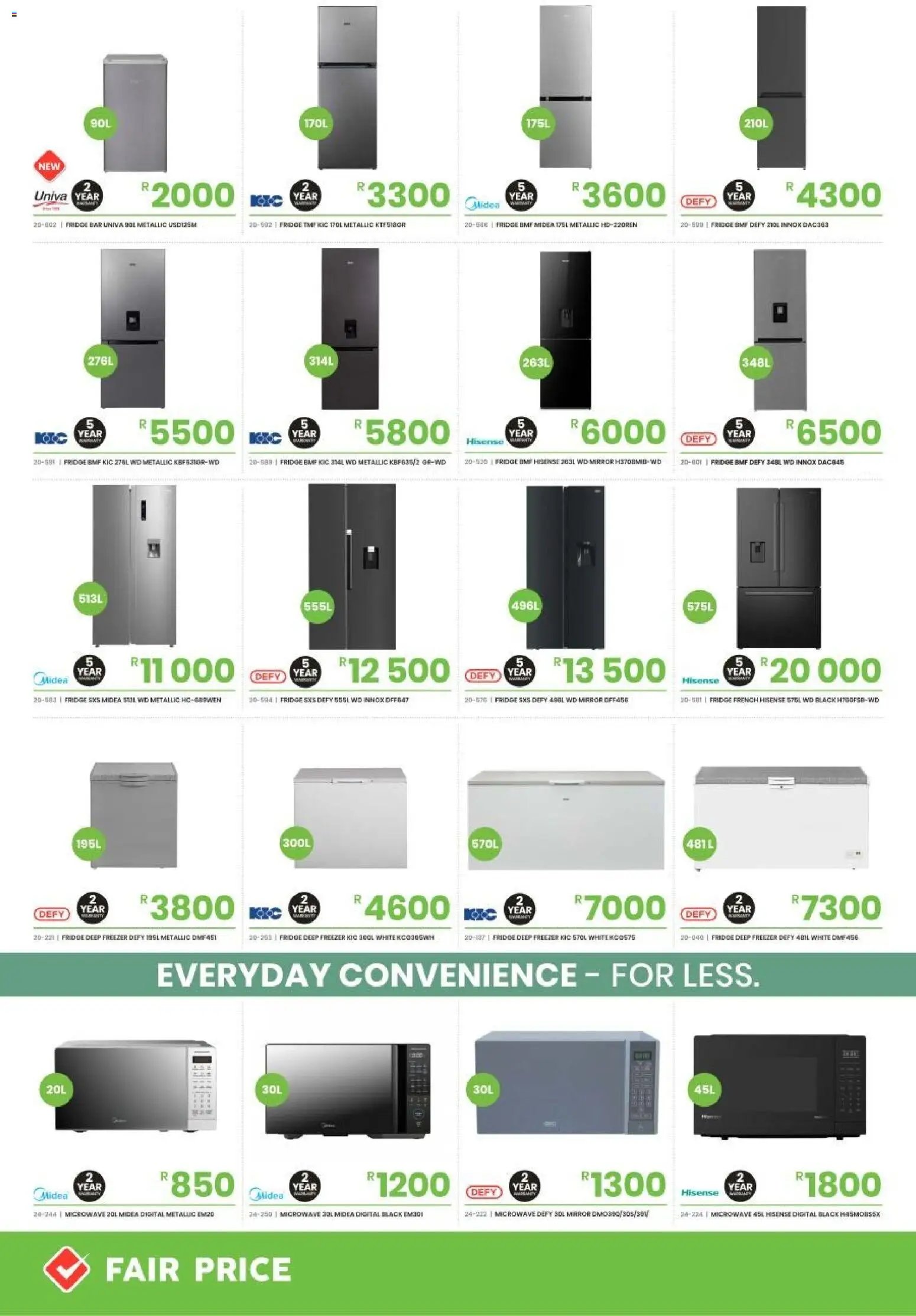 Fair Price Catalogue