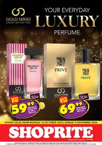 Shoprite Gold Series Luxury Perfume Savings