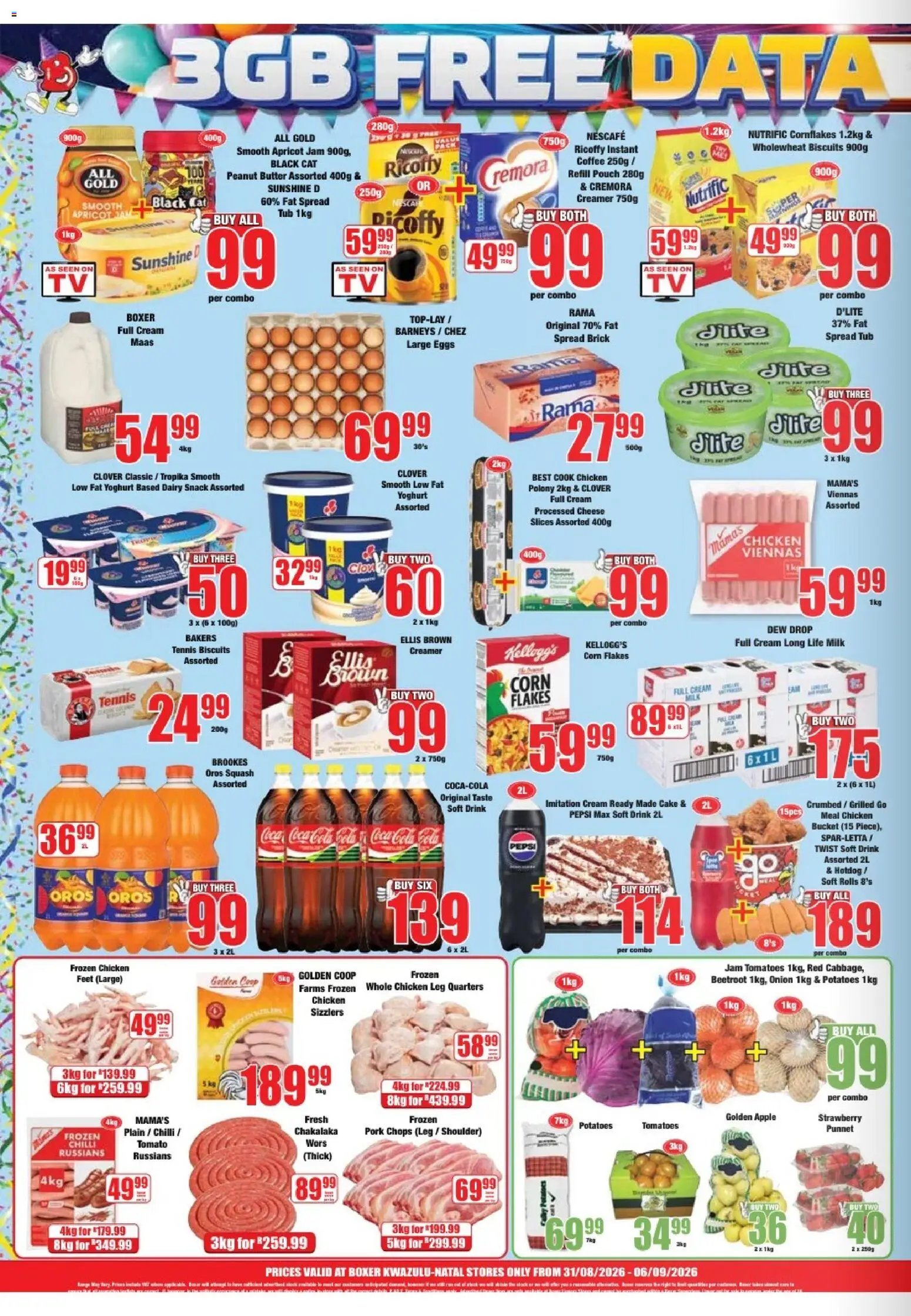 Boxer - Weekly Specials