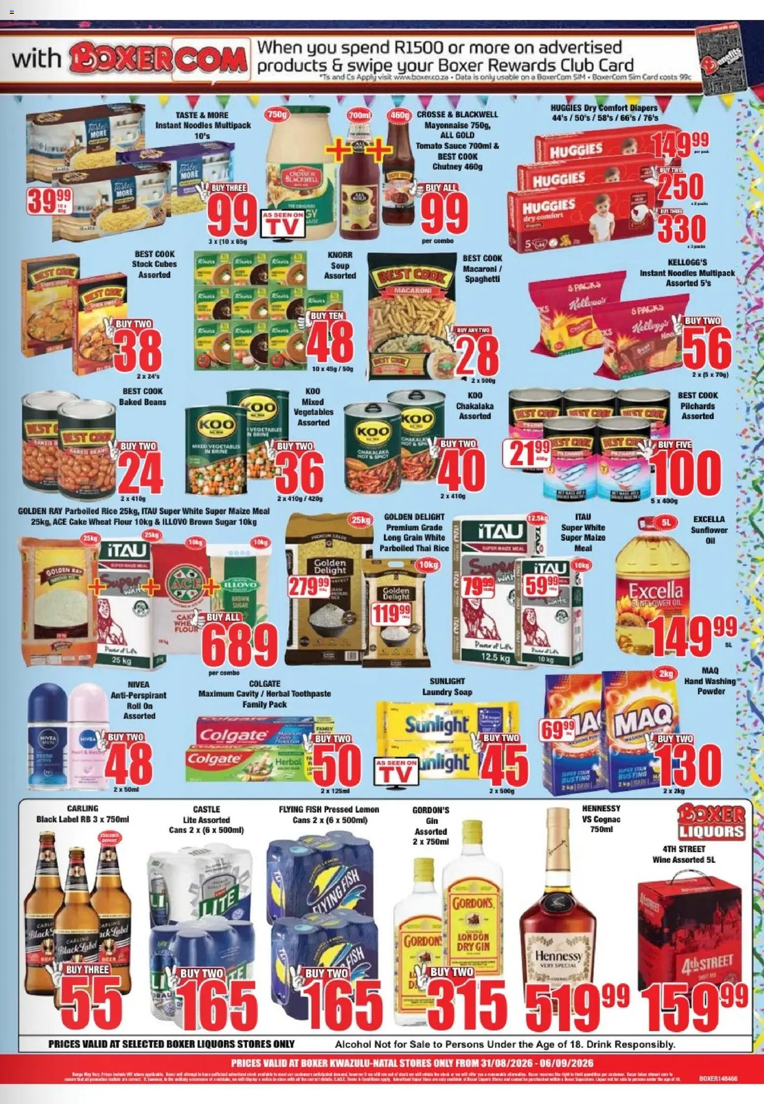 Boxer - Weekly Specials