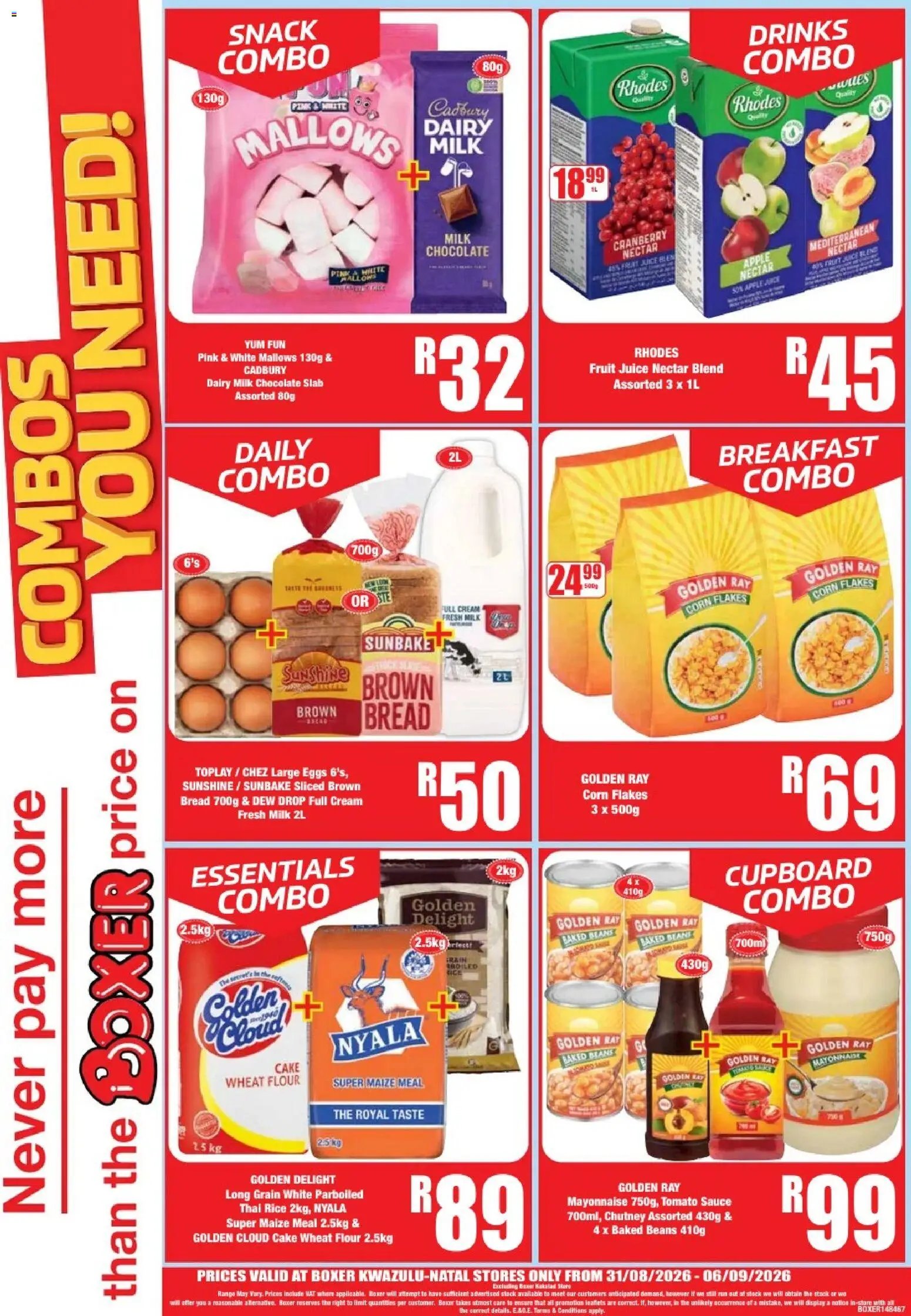Boxer - Weekly Specials