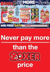 Boxer - Weekly Specials