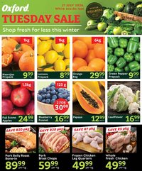 Oxford Freshmarket Tuesday Sale