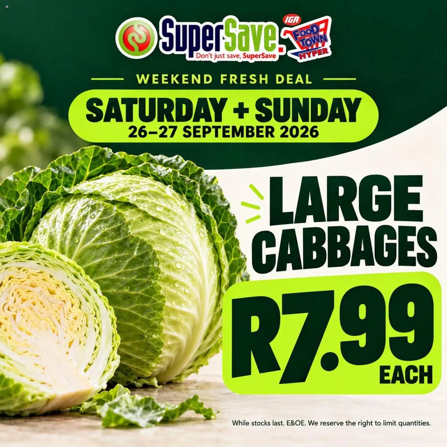 Super Save Weekend Fresh Deals