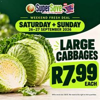 Super Save Weekend Fresh Deals