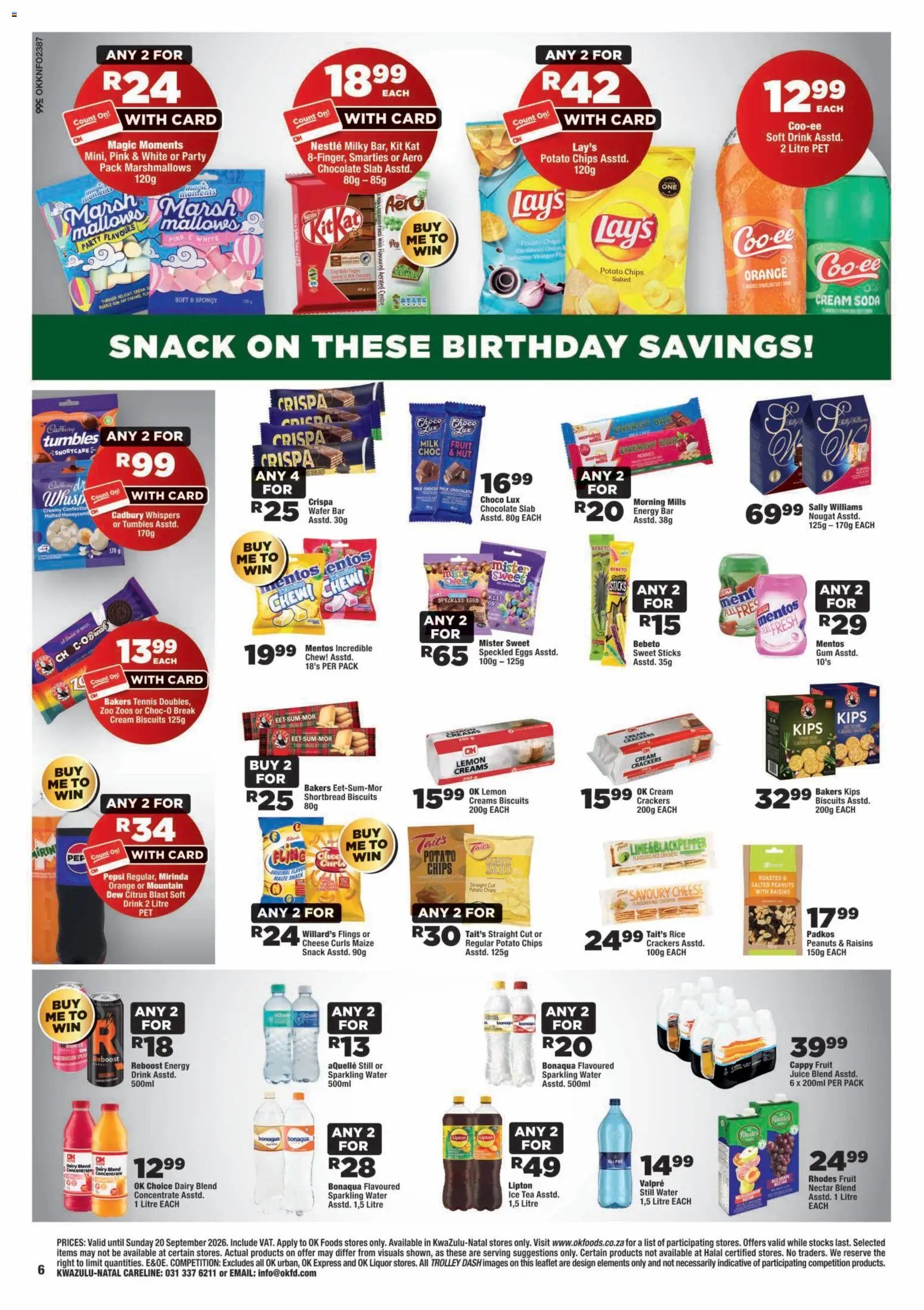 OK Foods - Kwazulu Natal - Specials