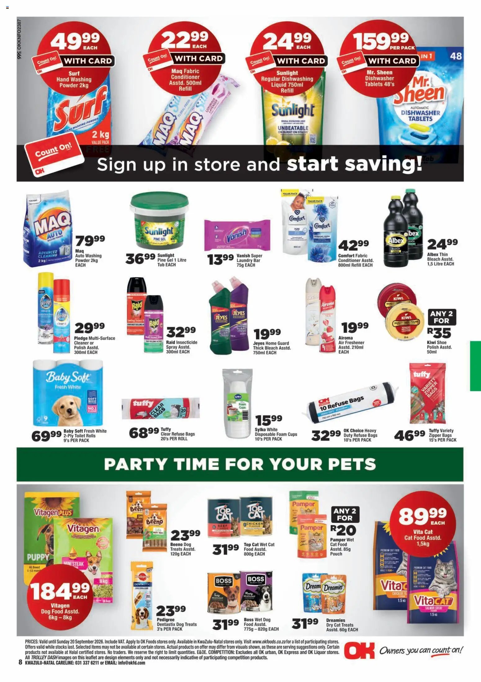 OK Foods - Kwazulu Natal - Specials