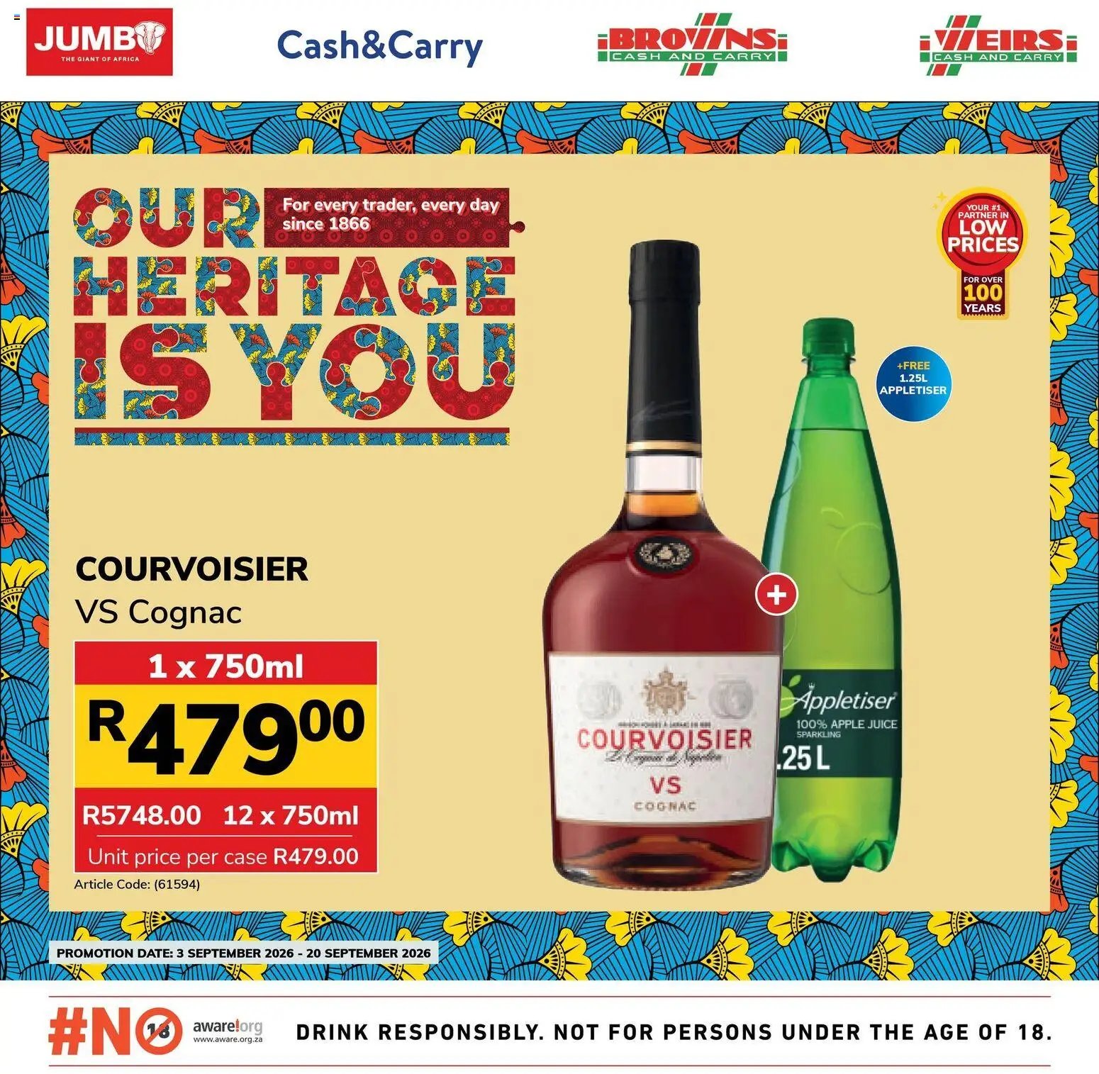 Jumbo Celebrations Liquor Specials