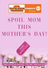 Tafelberg Furnishers Mother's Day Specials (2026-05-01 - 2026-05-17)