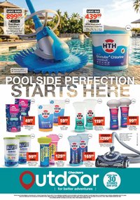 Checkers - Outdoor Pool Promotion