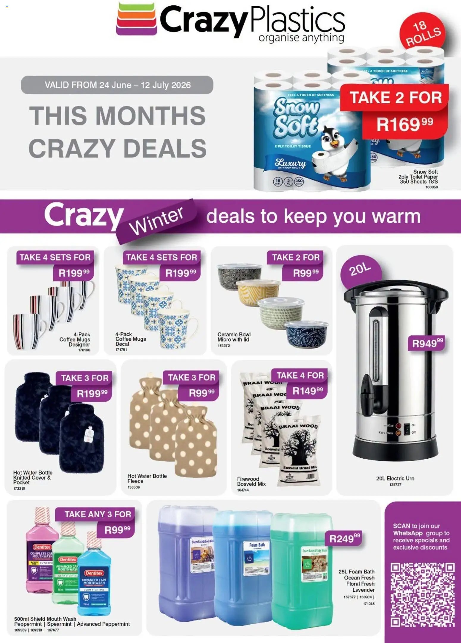 Crazy Plastics Specials