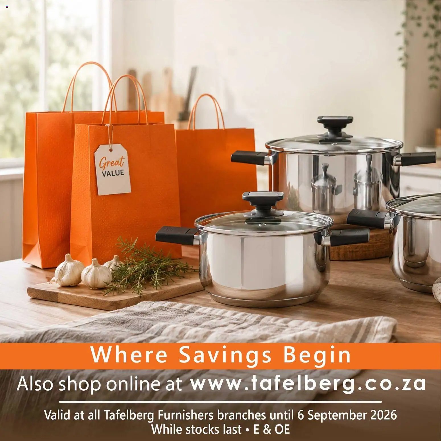 Tafelberg Furnishers Specials