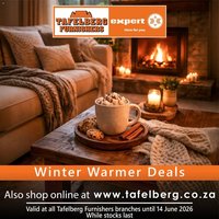 Tafelberg Furnishers Winter Warmer Deals