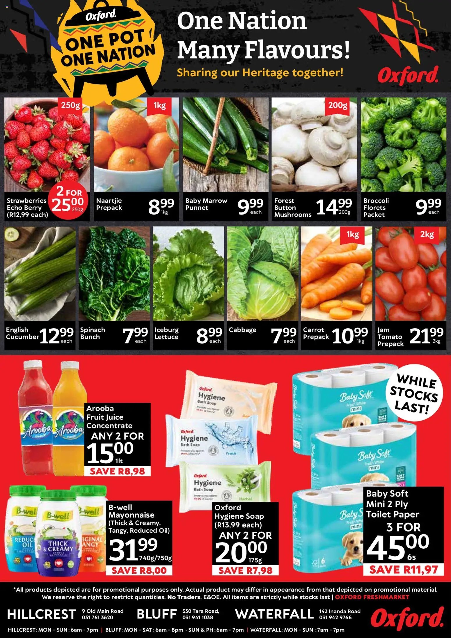 Oxford Freshmarket Price Drop