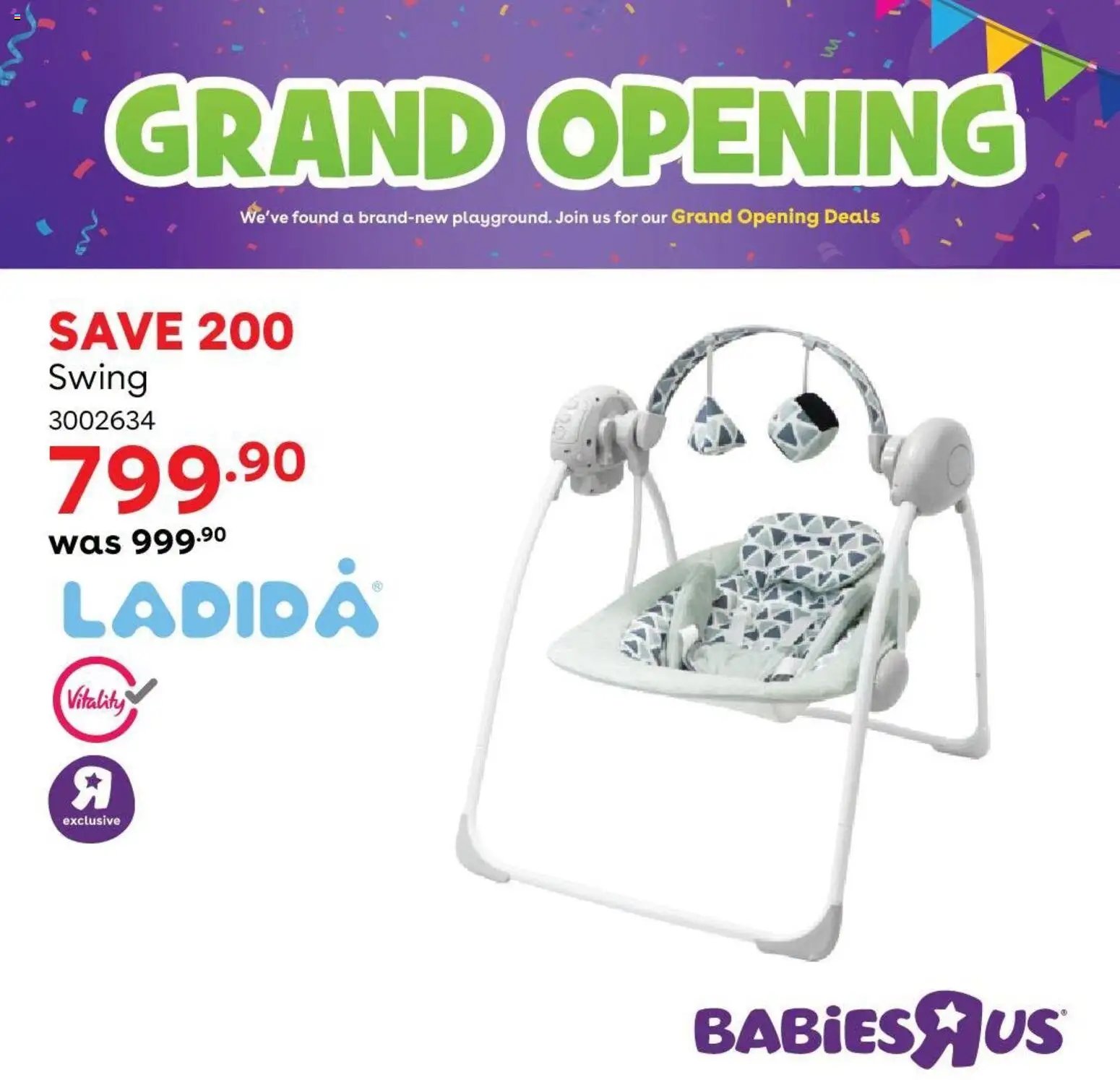 Babies R Us Grand Opening