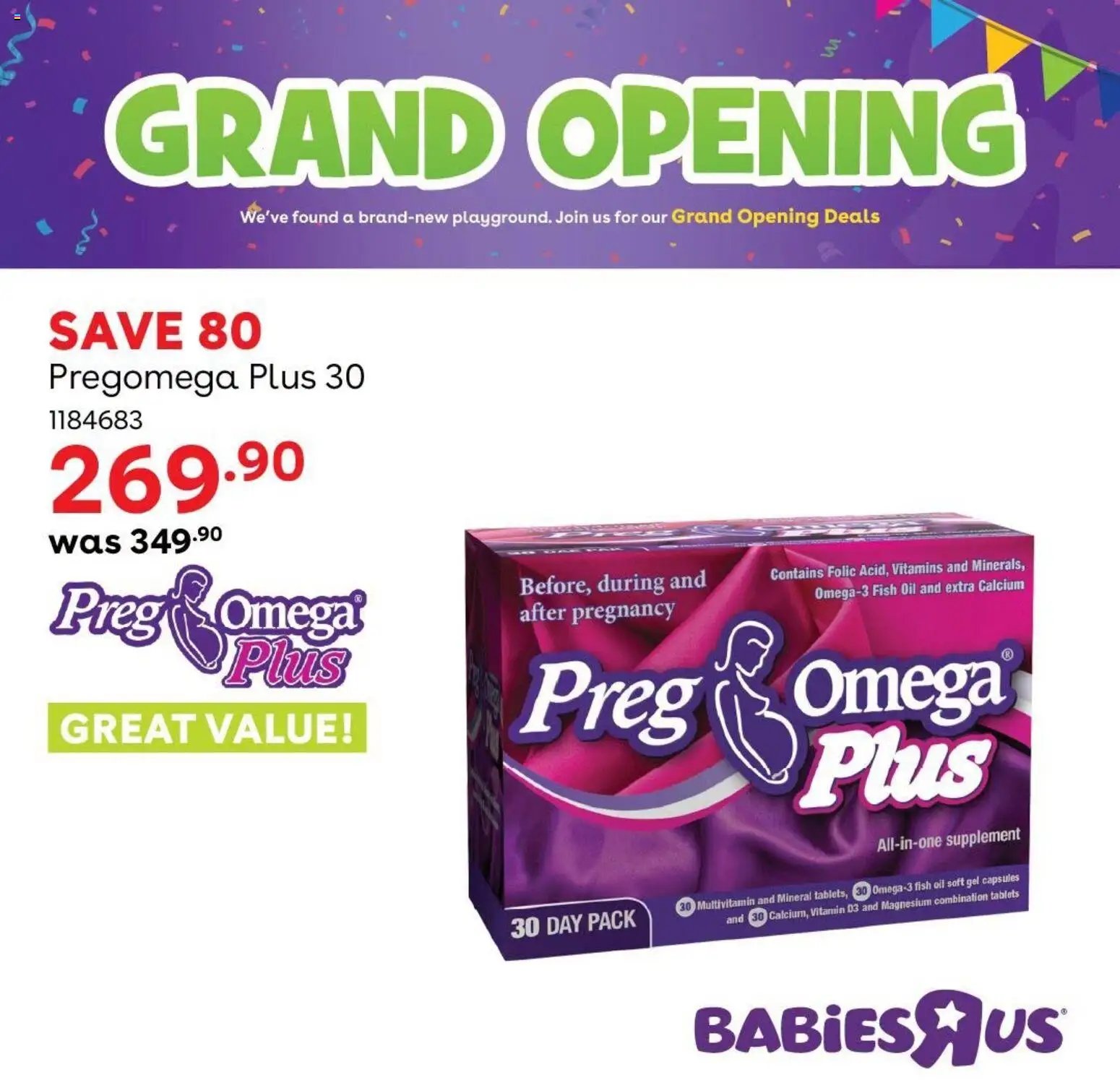 Babies R Us Grand Opening