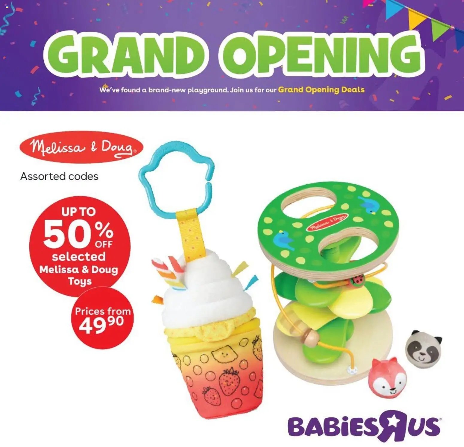 Babies R Us Grand Opening