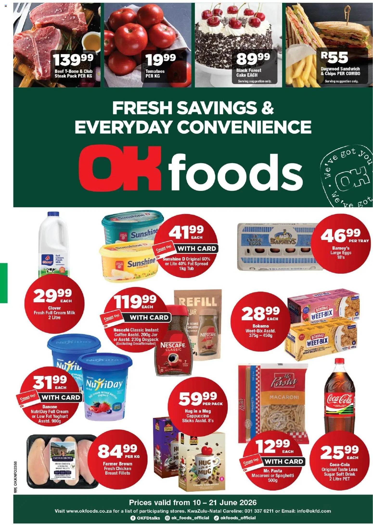 OK Foods - Kwazulu Natal - Specials
