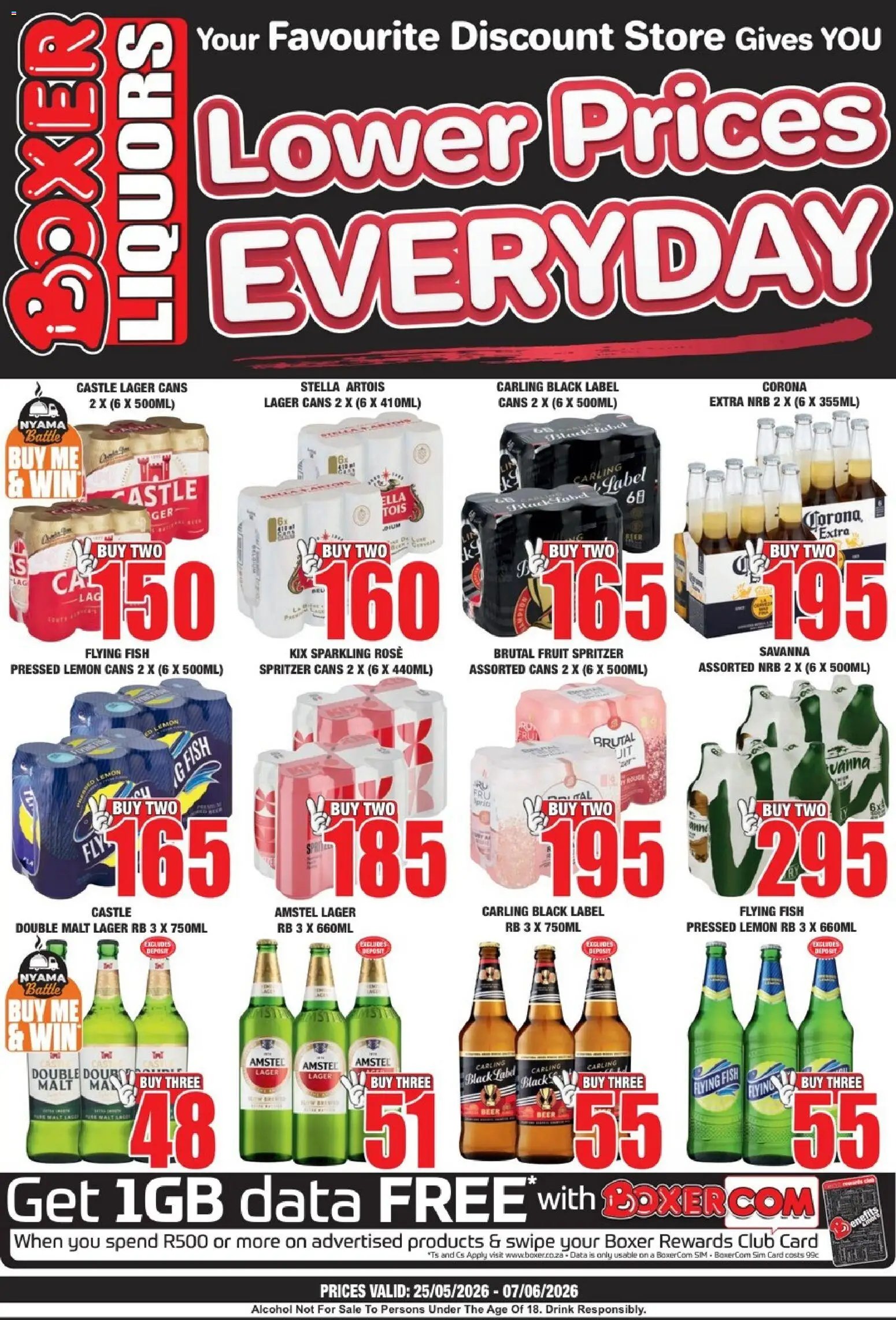 Boxer Eastern Cape, Western Cape - Liquors