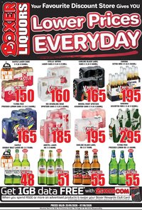 Boxer Eastern Cape, Western Cape - Liquors