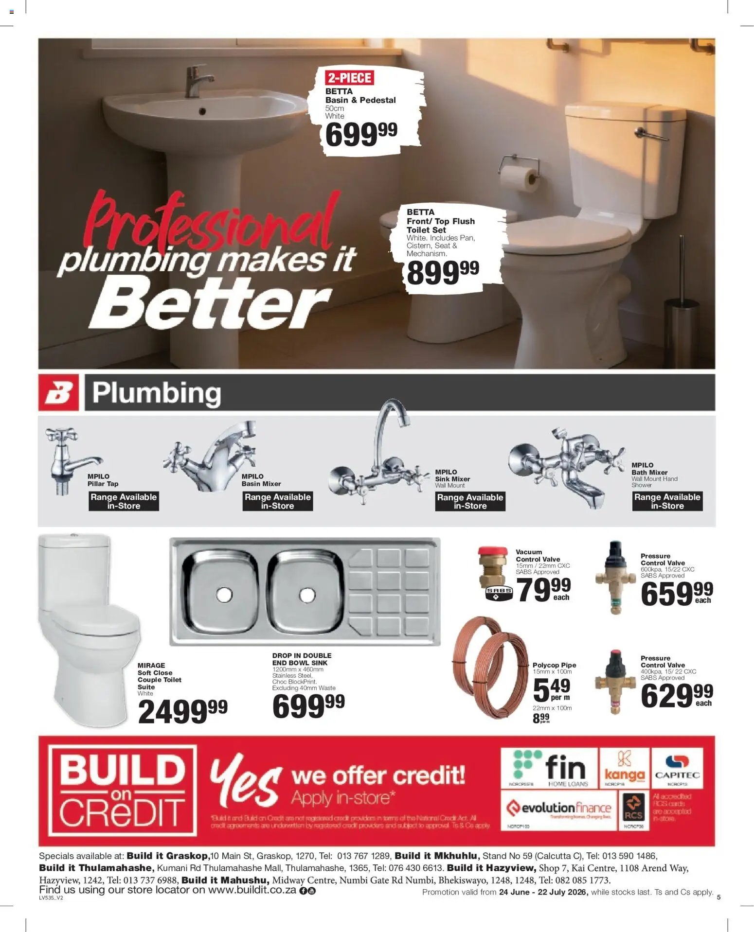 Build It Specials
