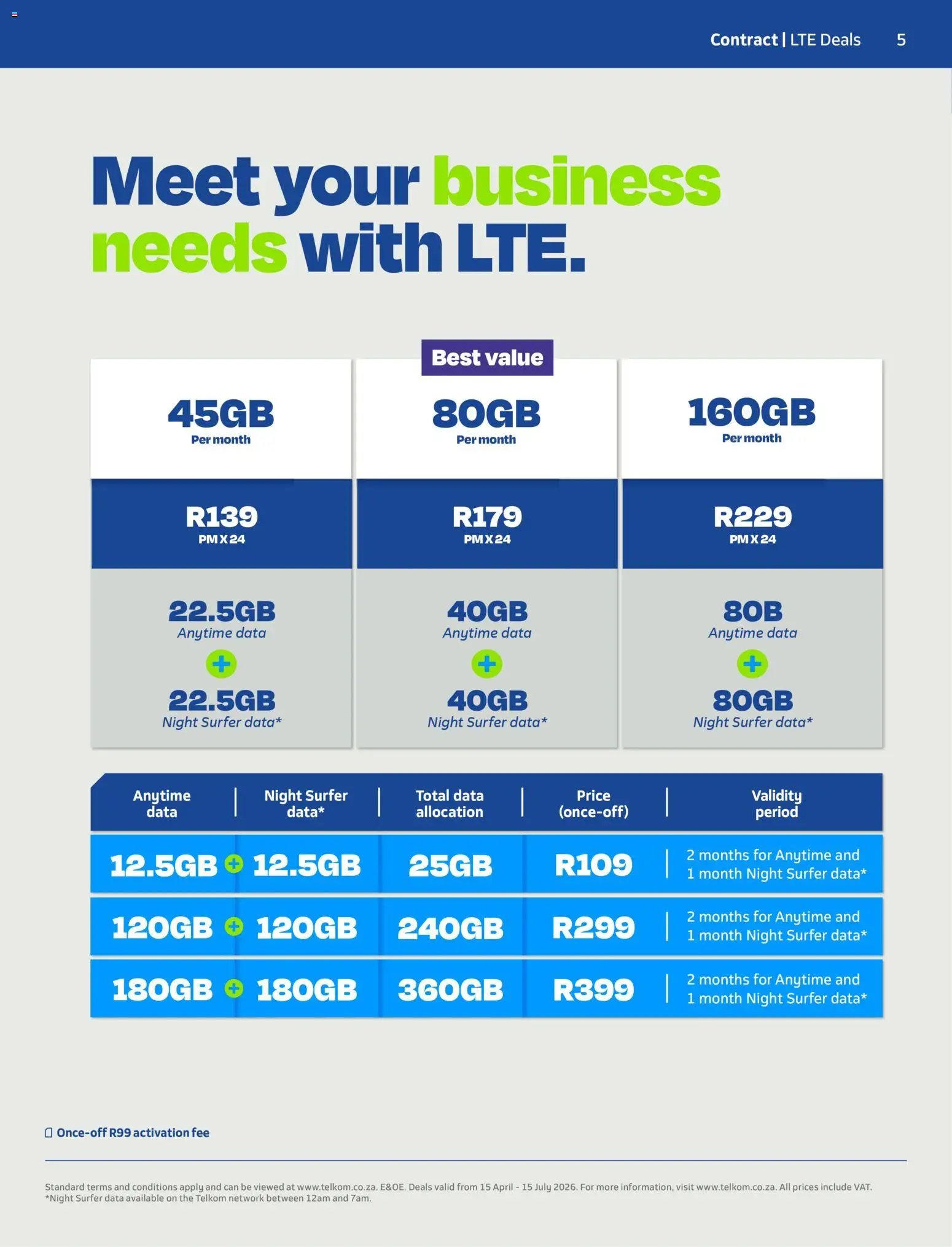 Telkom Business Deals (2026-04-15 - 2026-07-15) | 5
