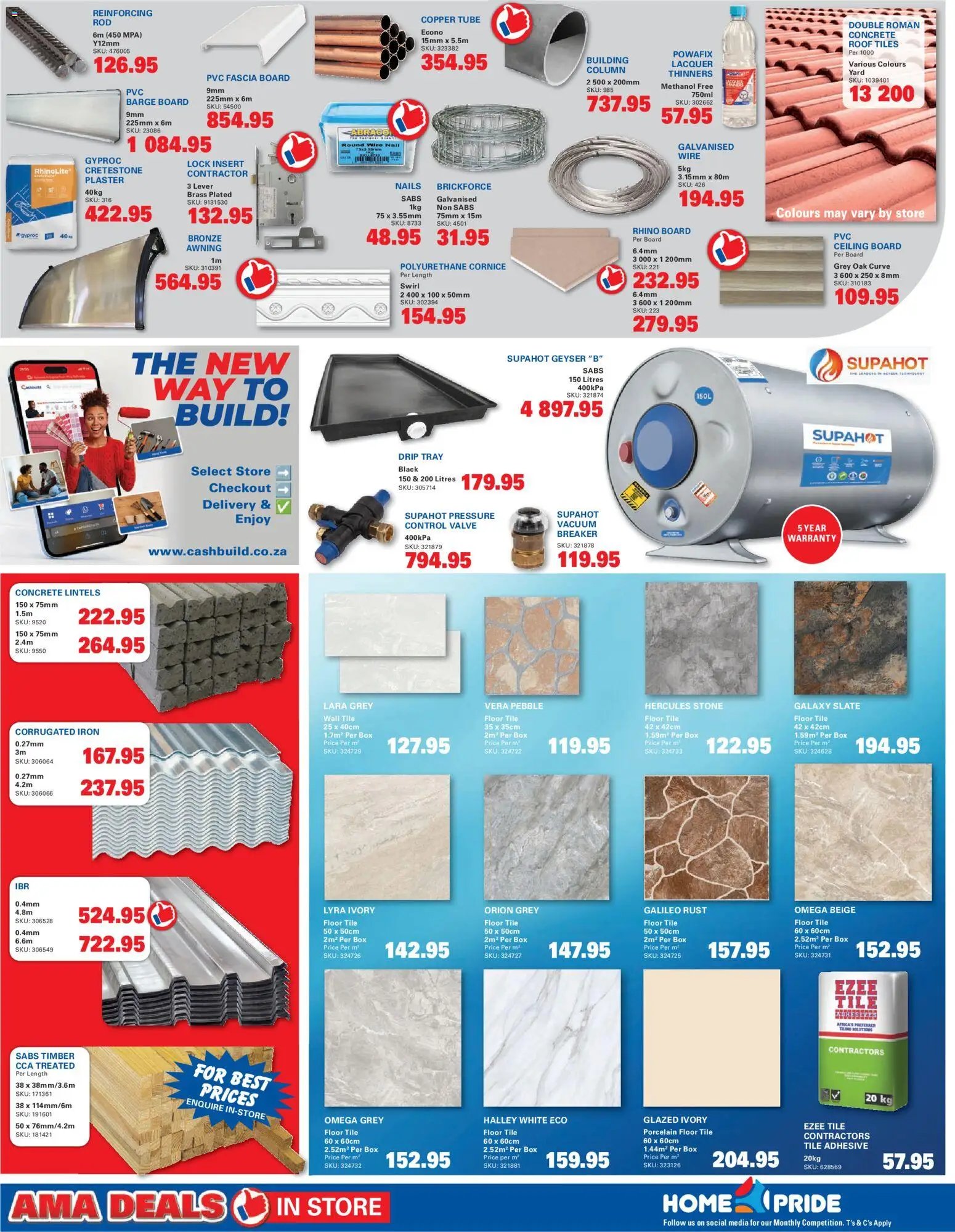 Cashbuild - Western Cape - Catalogue