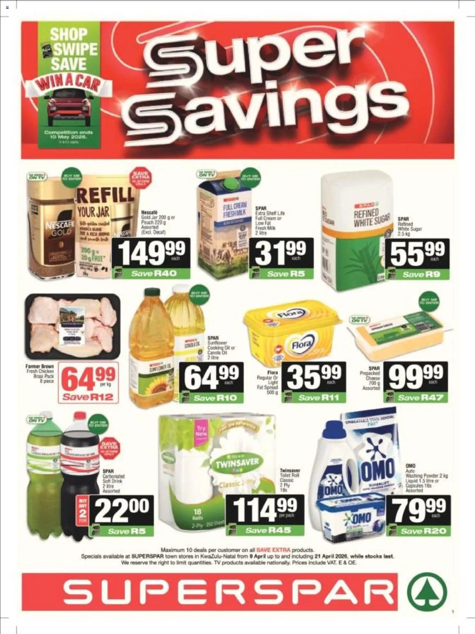 Superspar KwaZulu-Natal - Weekly Specials (2026-04-08 - 2026-04-21) | 1