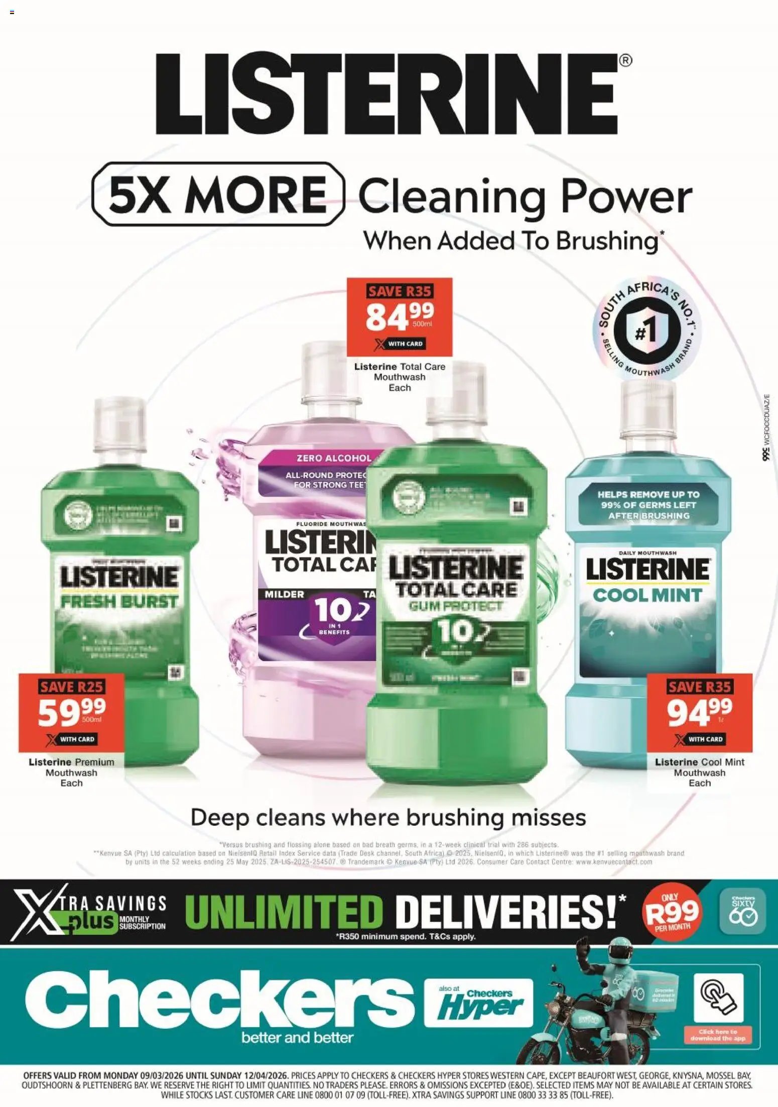 Checkers - Western Cape - Listerine Promotion (2026-03-09 - 2026-04-12) | 1