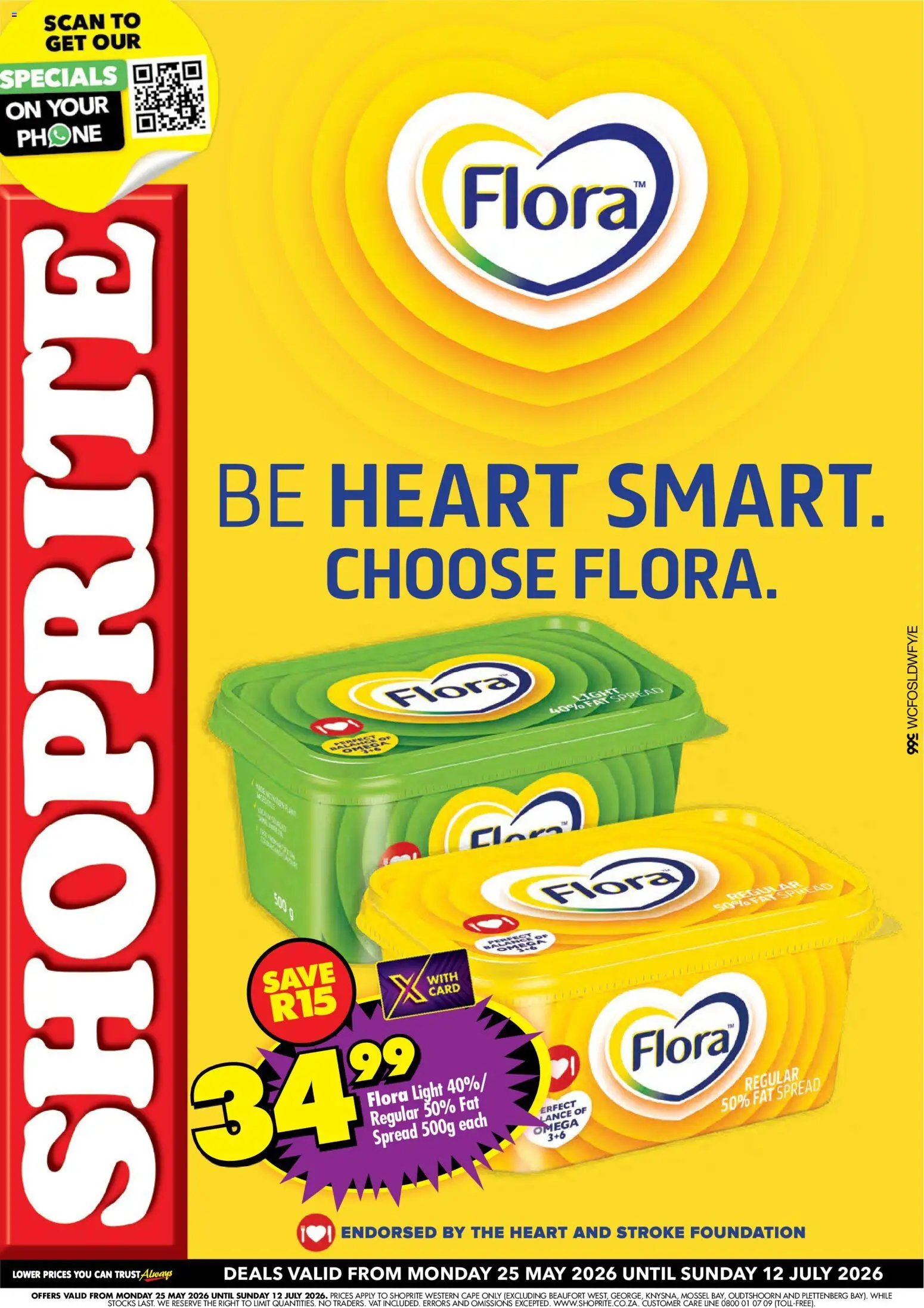 Shoprite Western Cape - Flora Spread Savings