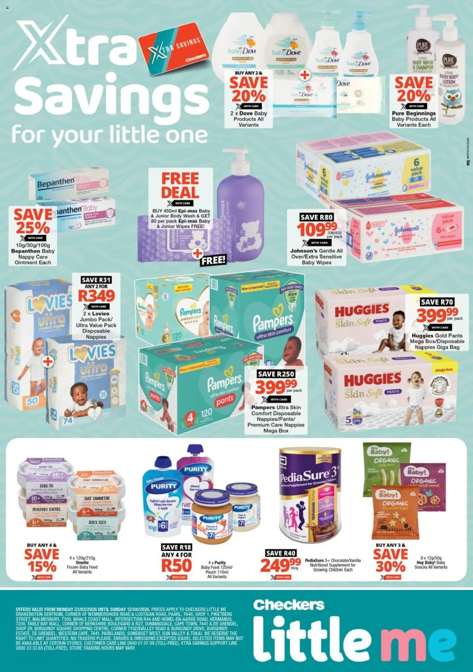 Checkers - Western Cape - Little Me Xtra Savings (2026-03-23 - 2026-04-12) | 1