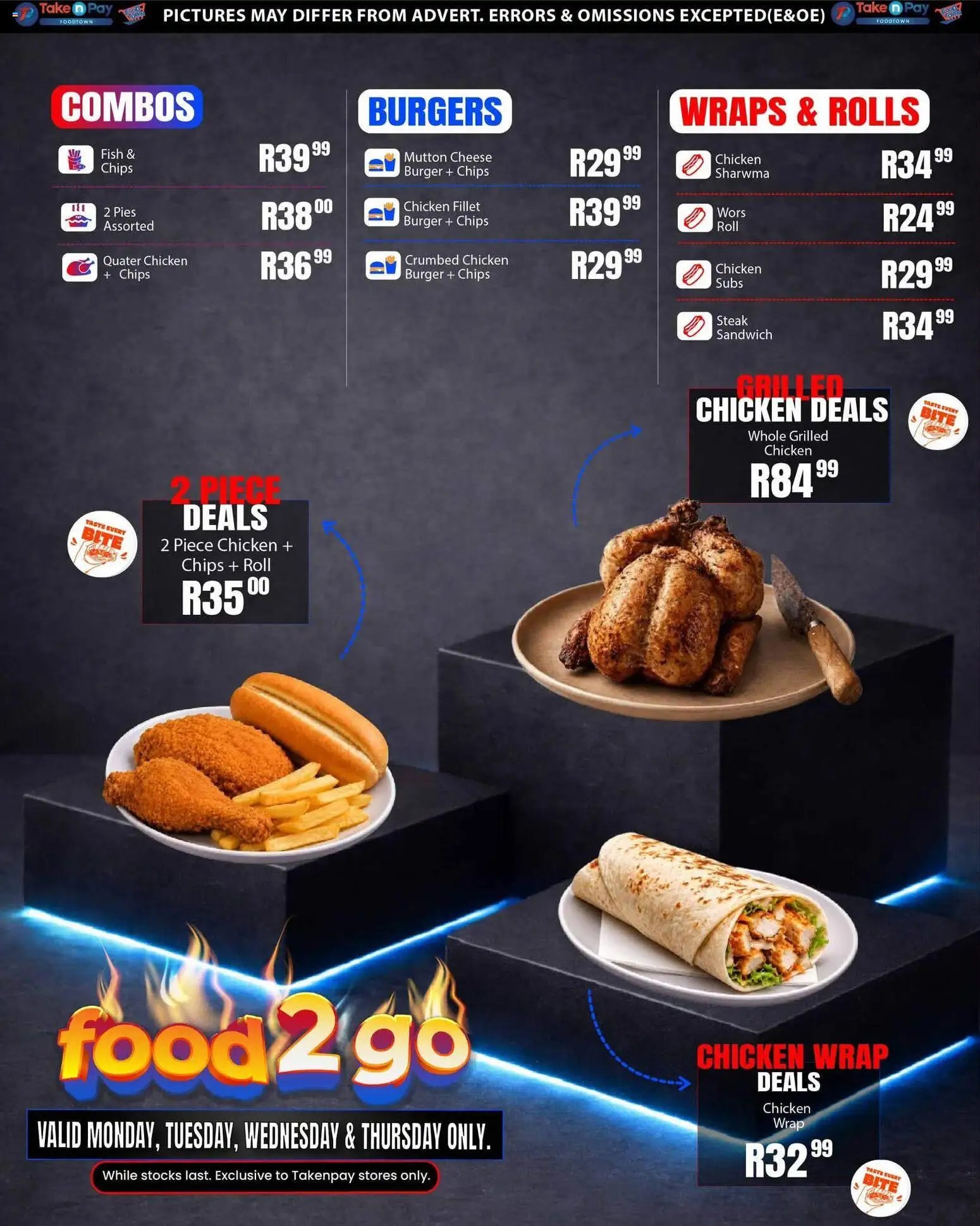 Take n Pay Specials