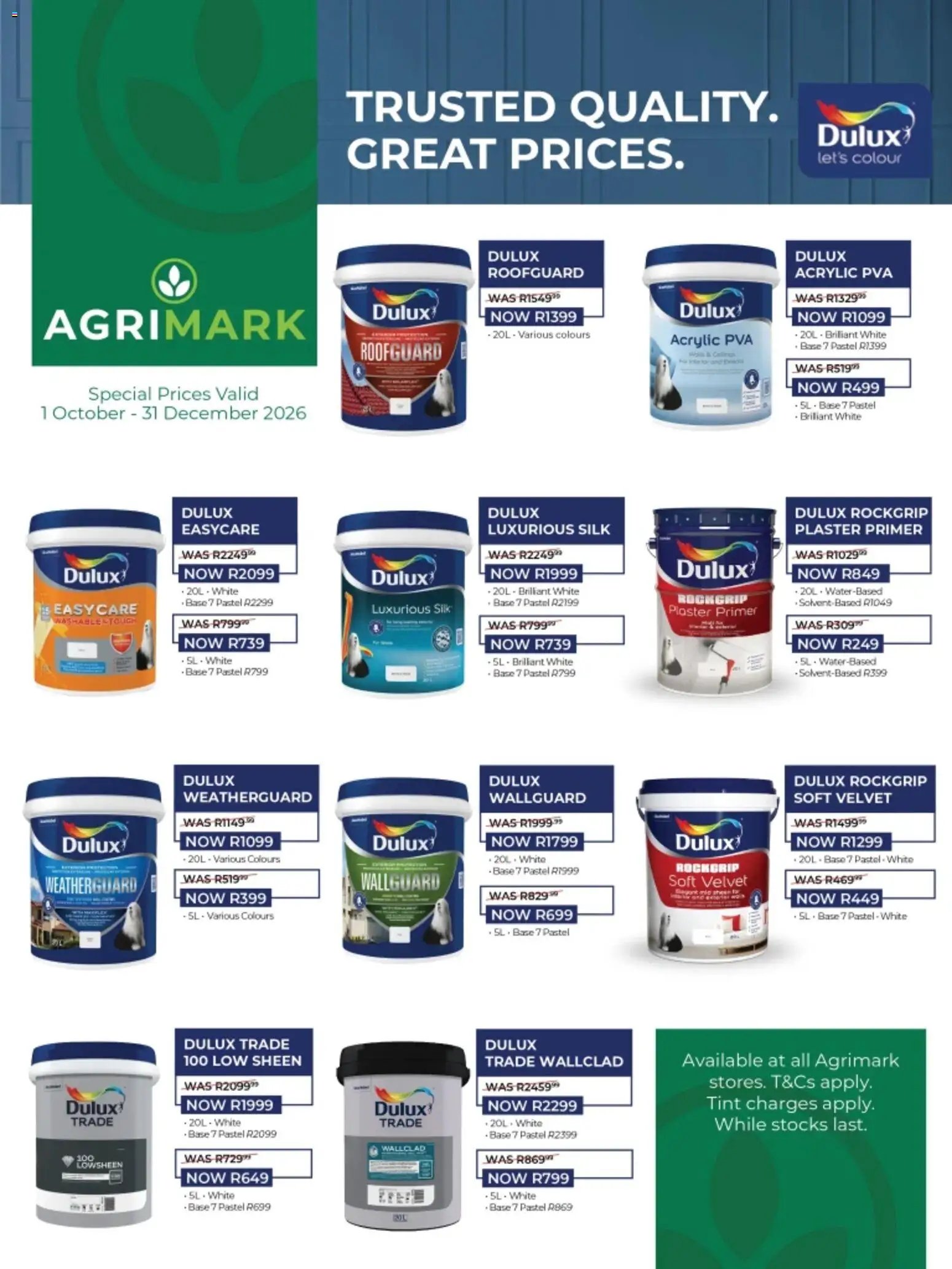 Agrimark Dulux Specials