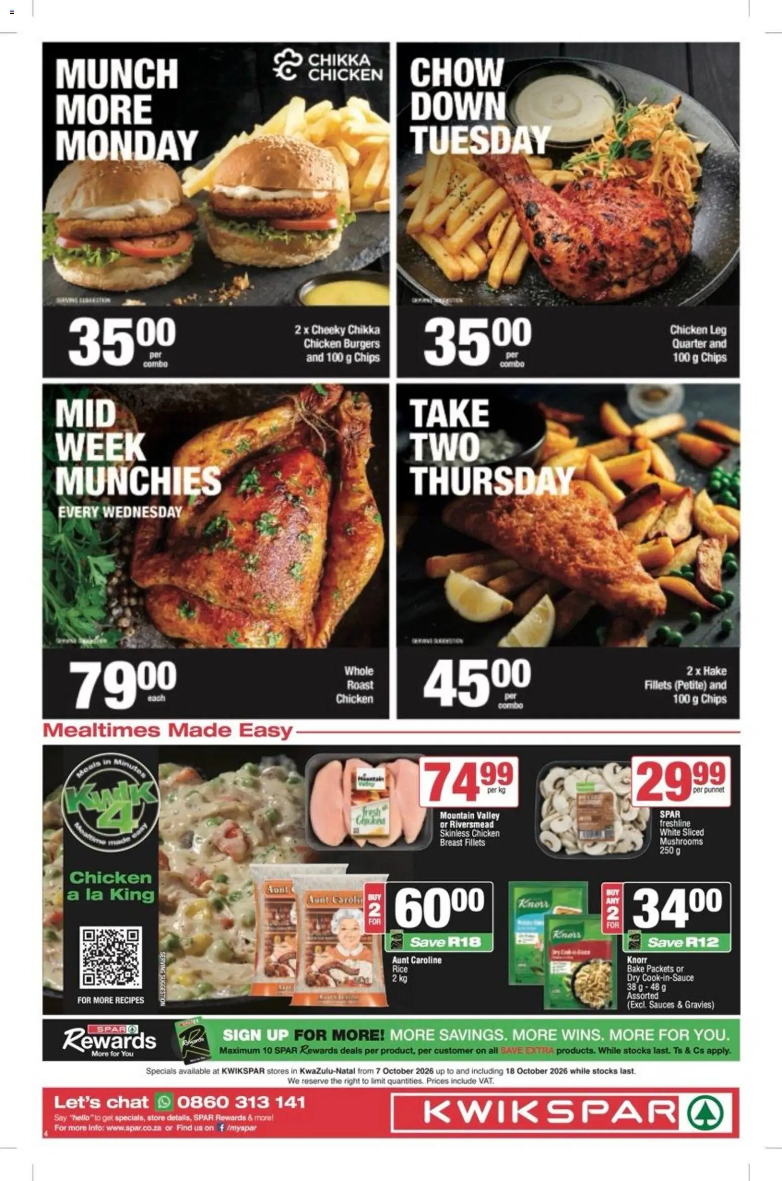 KWIKSPAR Specials