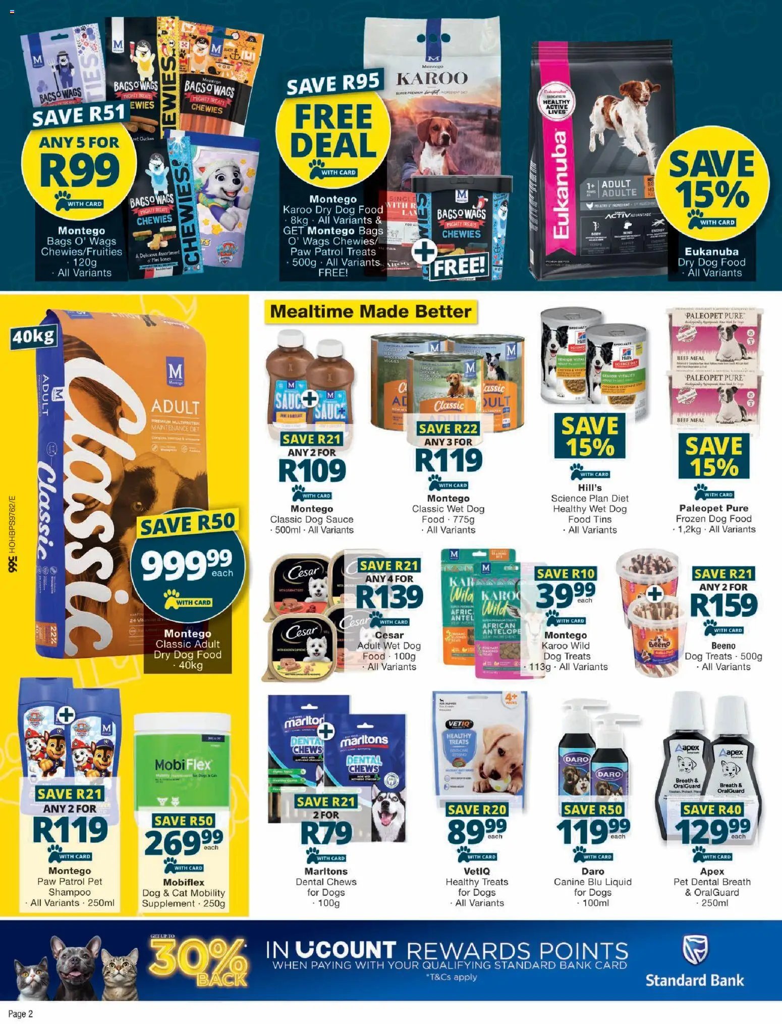 Checkers Petshop Science Deals