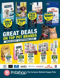 Checkers Petshop Science Deals