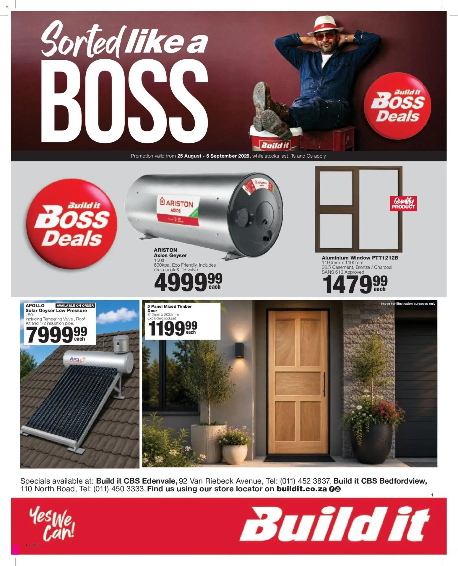 Build It - Gauteng - Weekly Specials
