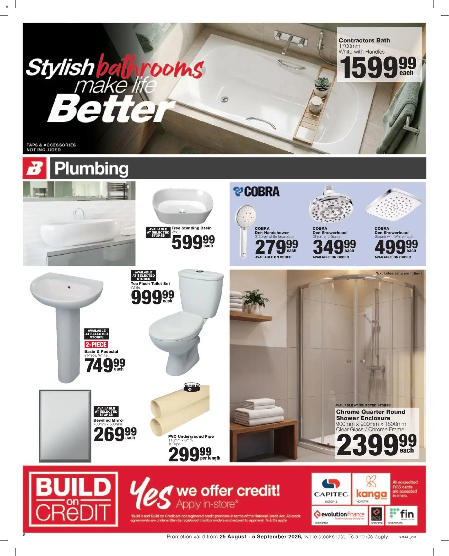 Build It - Gauteng - Weekly Specials
