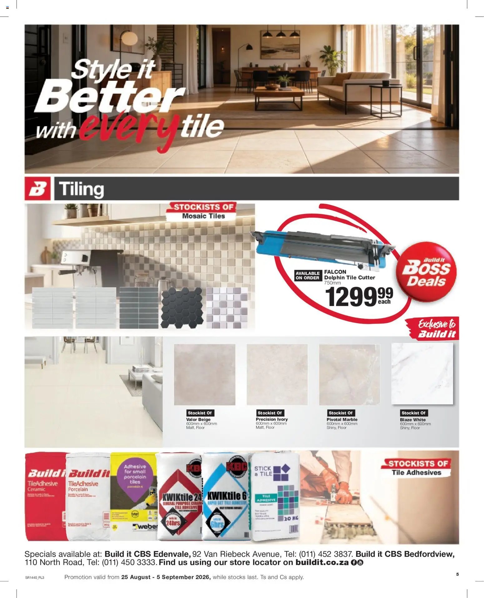 Build It - Gauteng - Weekly Specials