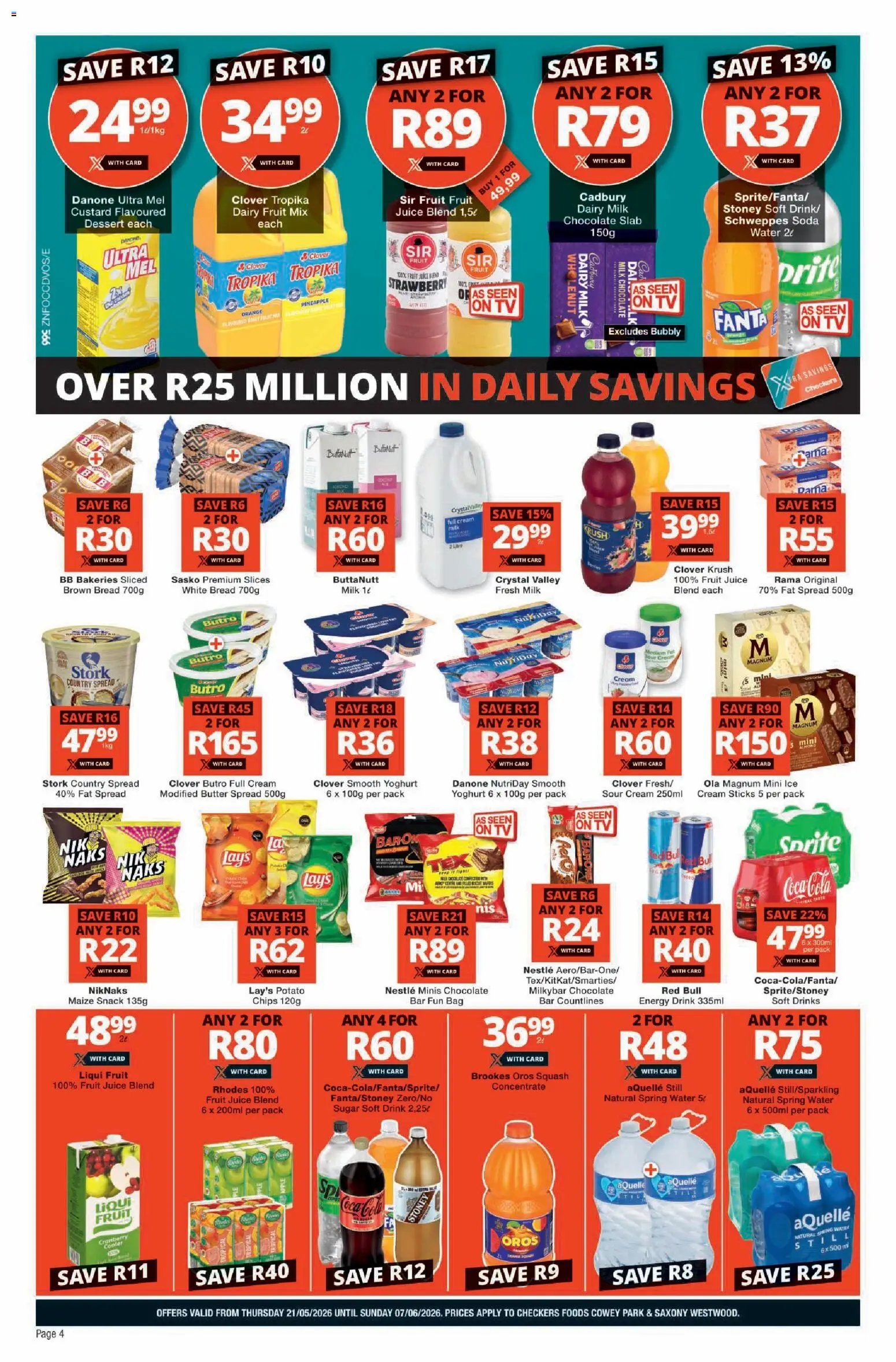 Checkers - Kwazulu Natal - Foods May Month-End Promotion
