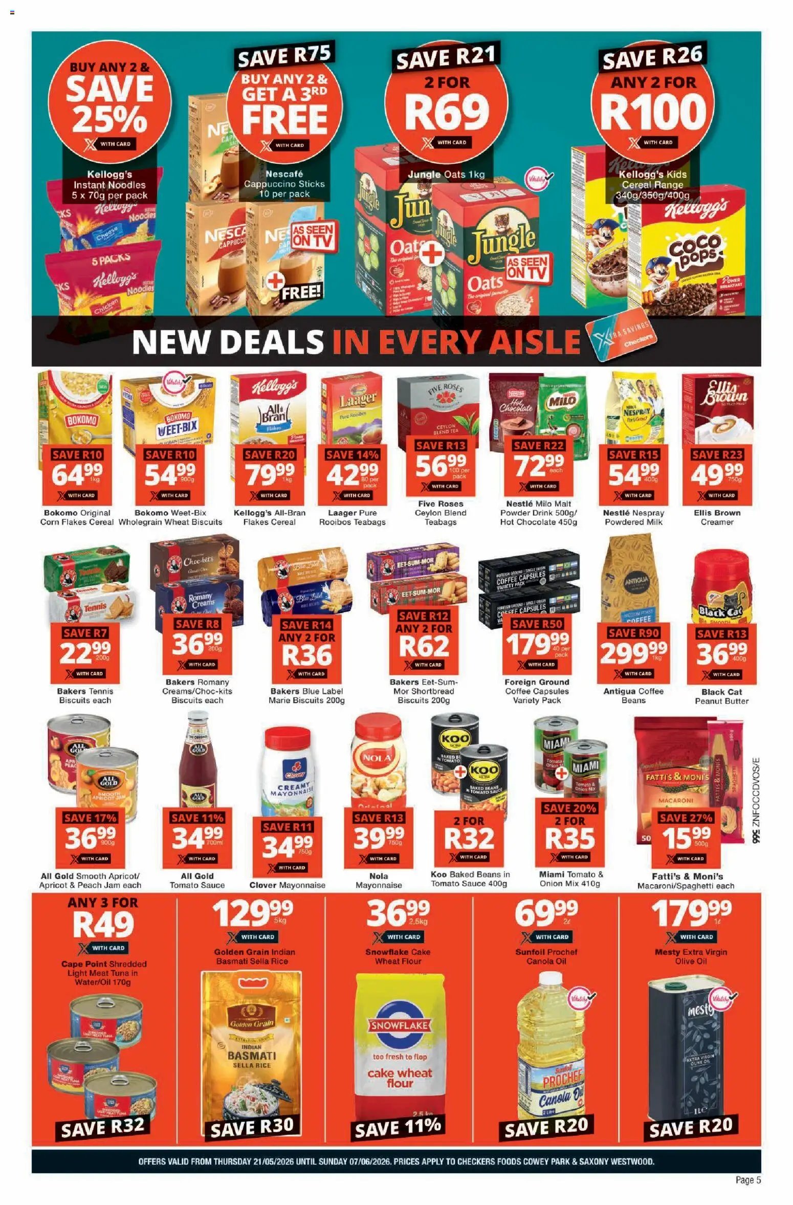 Checkers - Kwazulu Natal - Foods May Month-End Promotion