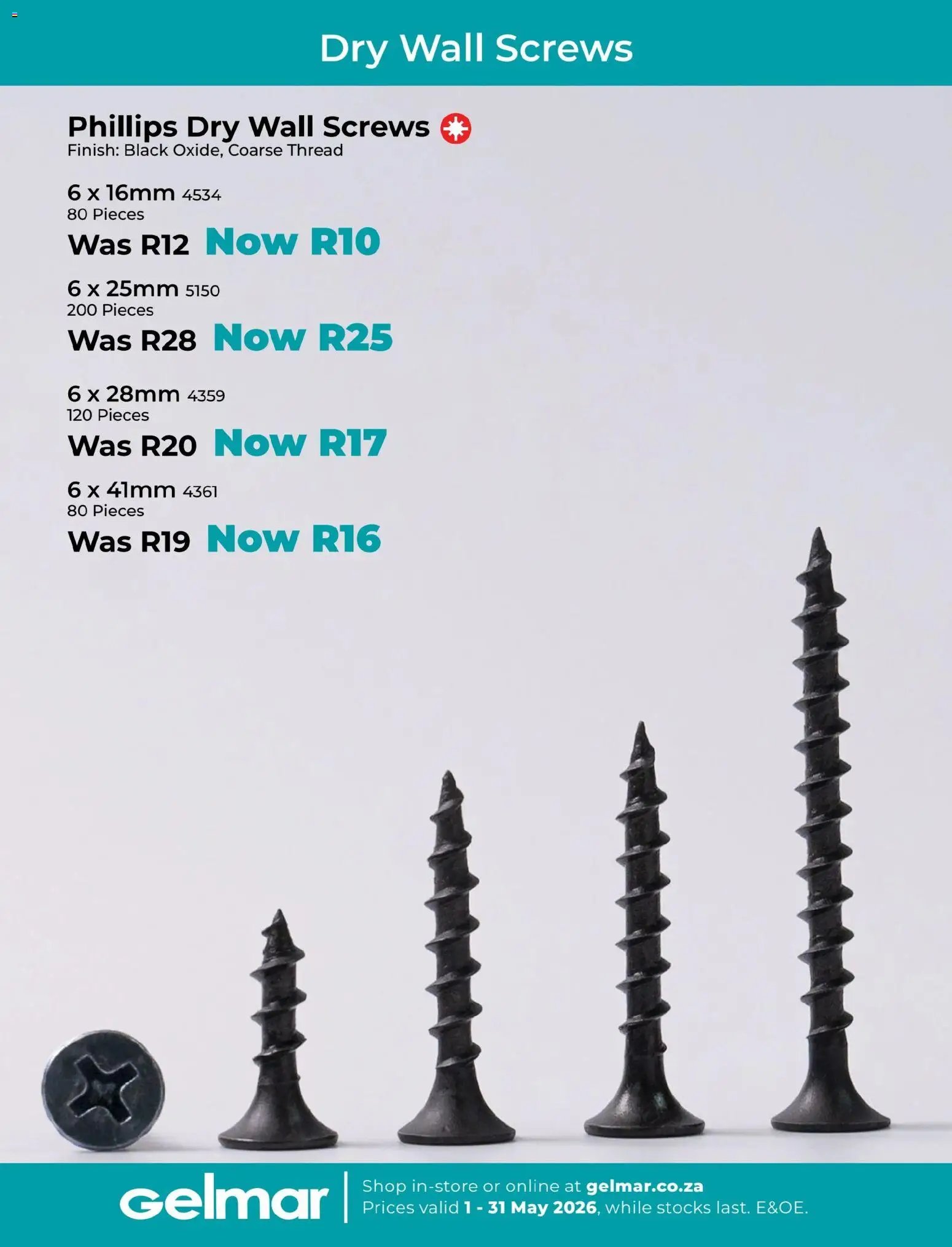 Gelmar Specials