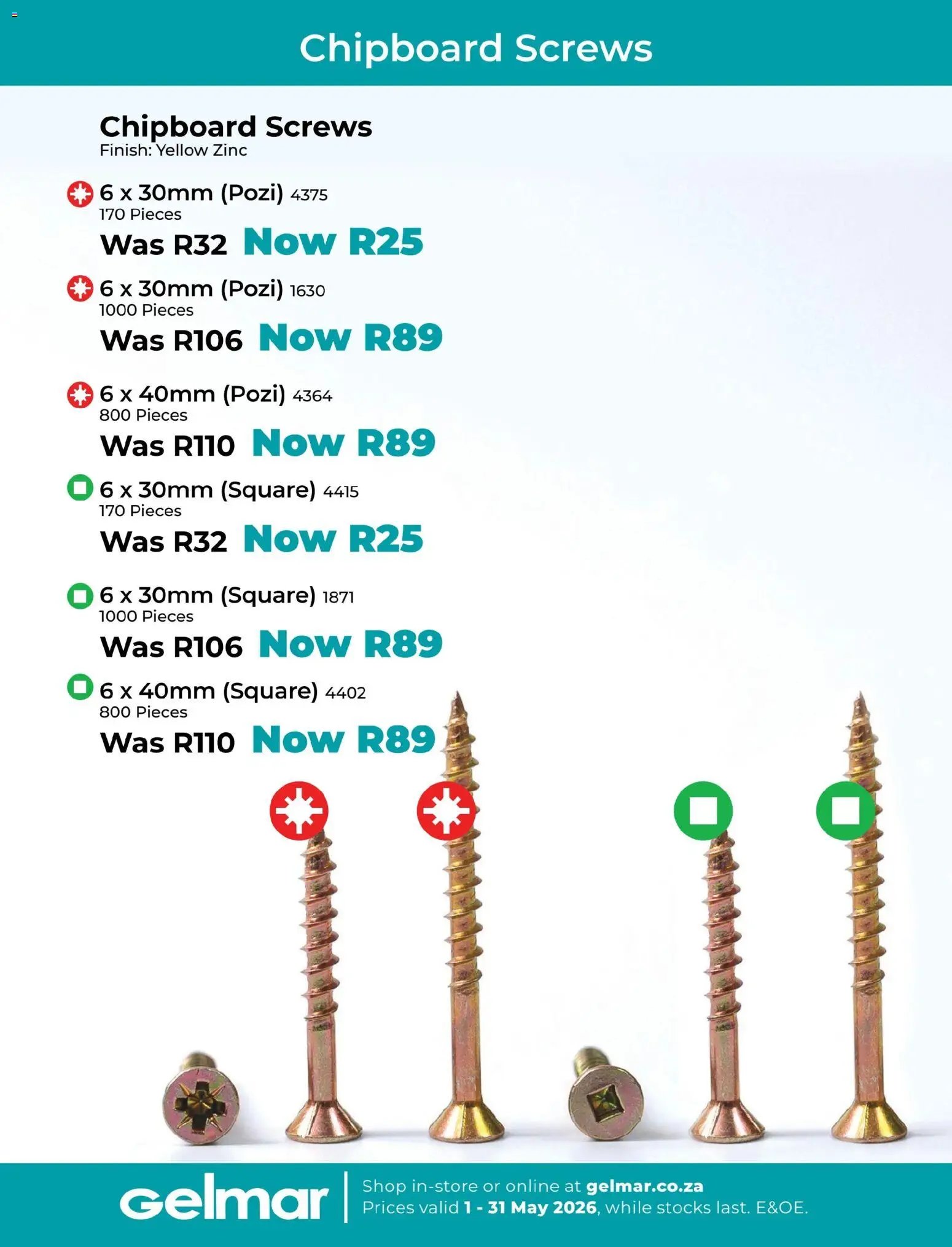 Gelmar Specials