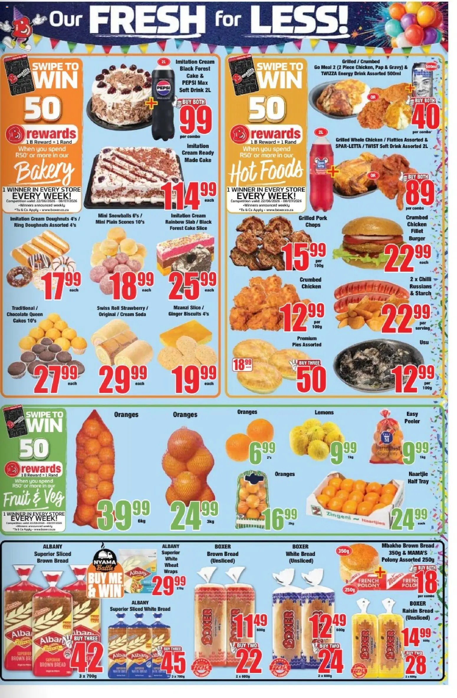 Boxer Limpopo, Mpumalanga - Specials