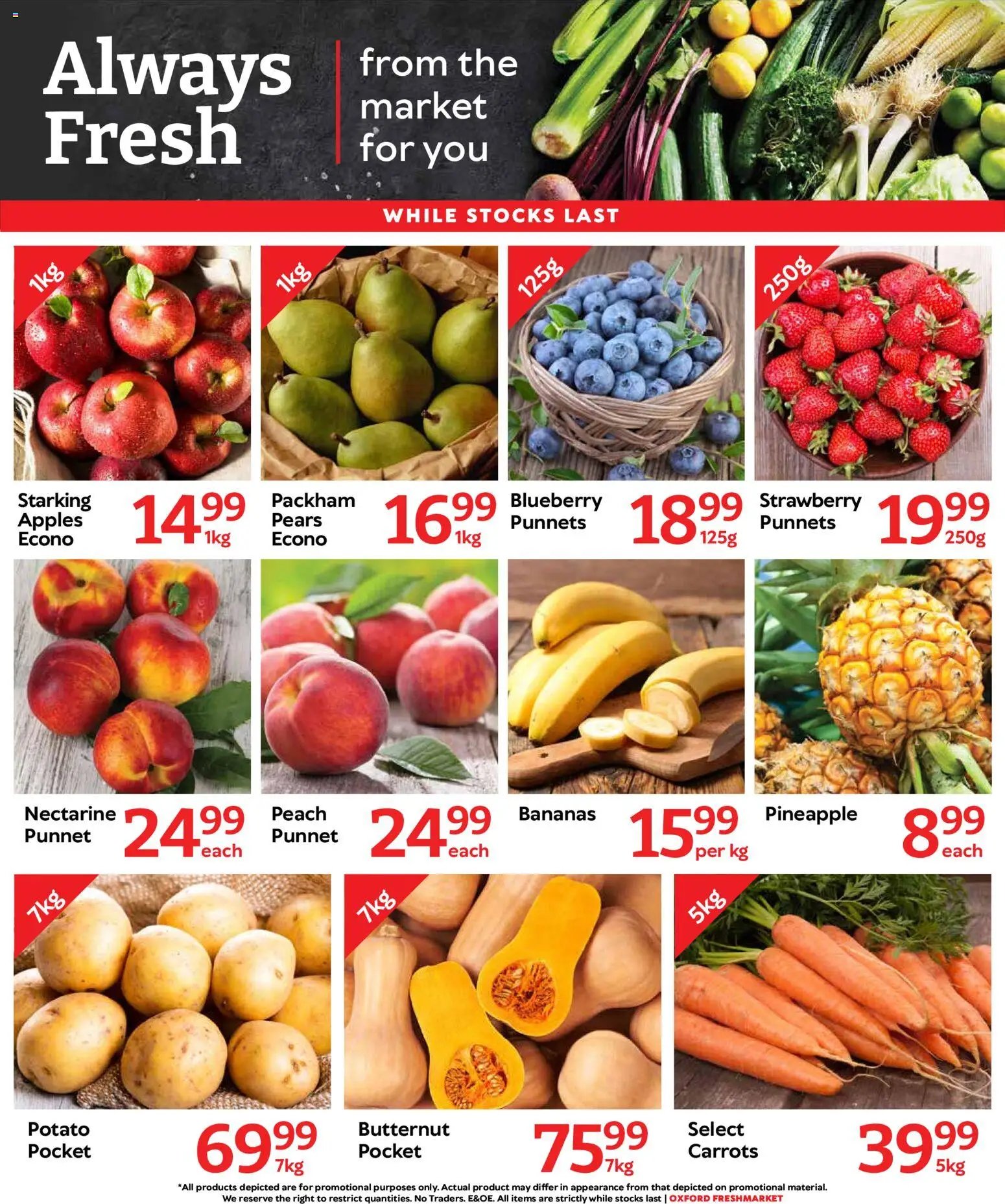 Oxford Freshmarket Specials