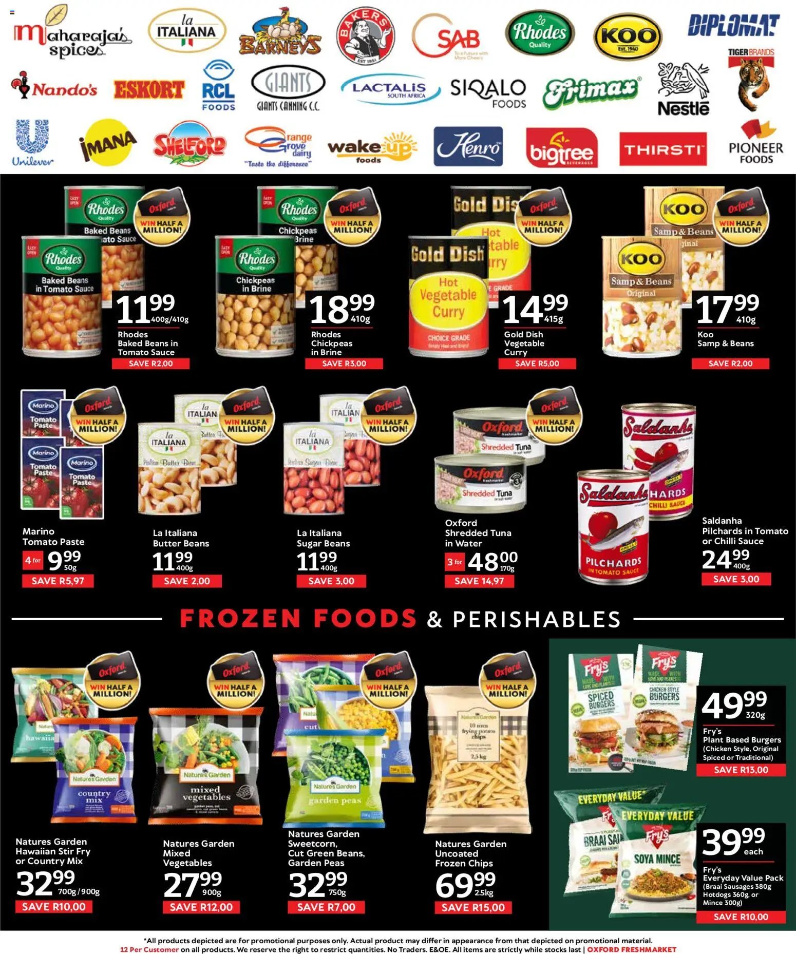 Oxford Freshmarket Specials