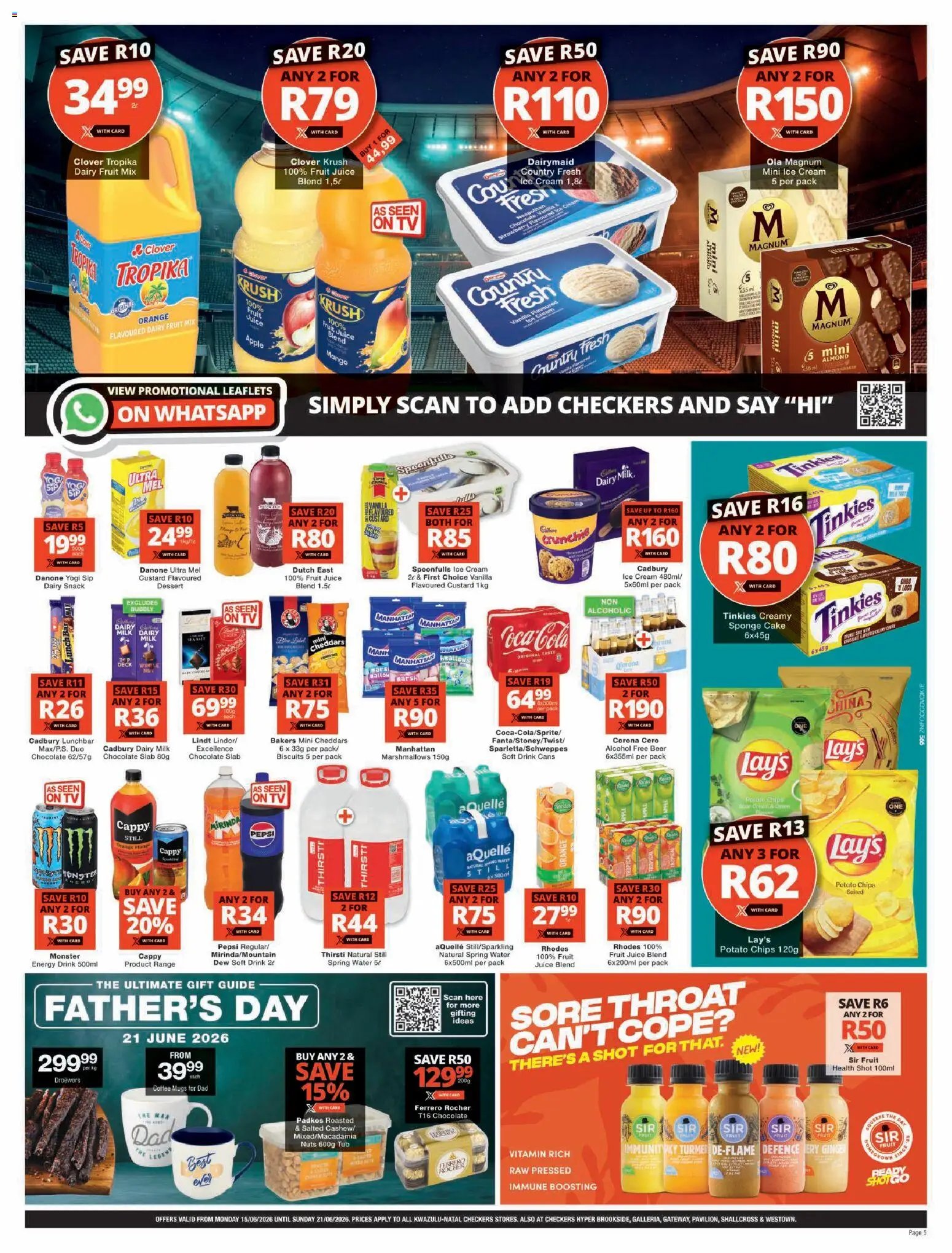 Checkers Specials
